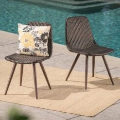 Gila 2pk Wicker Dining Chairs - Christopher Knight Home 8 Gila 2pk Wicker Dining Chairs - Christopher Knight Home -Deals Patio Elegance Store GUEST 9a20ace3 f5b3 452d 85b9 d152d38ec706