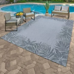 Paseo Tropic Border Outdoor Rug - Avenue33