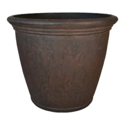 Sunnydaze Decor Sunnydaze Indoor/Outdoor Patio, Garden, Or Porch Weather-Resistant Double-Walled Anjelica Flower Pot Planter - 16" - Rust Finish -Deals Patio Elegance Store GUEST 9b7429f1 4102 4dcd 86ef 94b178cd791f