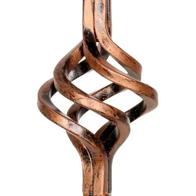 31" Solar Pearlized Glass Honeycomb Finial Resin Garden Stakes Green - Exhart 4 31" Solar Pearlized Glass Honeycomb Finial Resin Garden Stakes Green - Exhart - Image 4