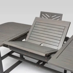 5pc Slatted Extendable Acacia Wood Patio Dining Set - Saracina Home -Deals Patio Elegance Store GUEST 9e2eeb34 ef6f 4427 ba54 634090a28364