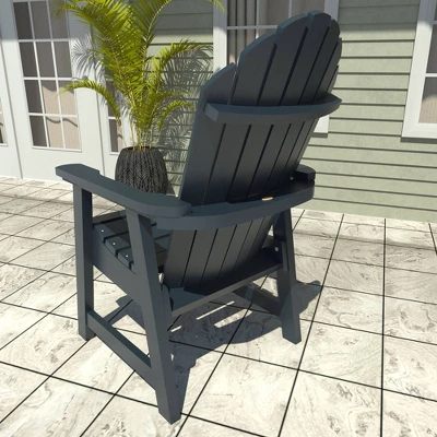 Hamilton 3pc Outdoor Set With Deck Chairs & Adirondack Side Table - Highwood 5 Hamilton 3pc Outdoor Set With Deck Chairs & Adirondack Side Table - Highwood - Image 5