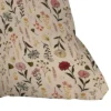 Avenie Cottage Garden Outdoor Throw Pillow Yellow - Deny Designs