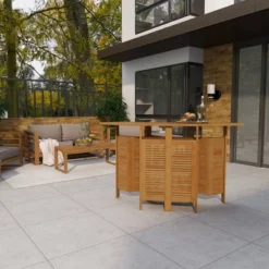 Patio Bar Table Teak - Olivia & May 35 Patio Bar Table Teak - Olivia & May -Deals Patio Elegance Store GUEST a01bcf80 e75d 43c4 bc3a 33c468183dfb