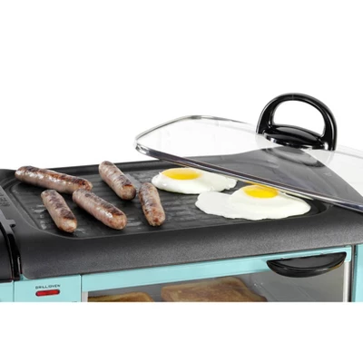 Nostalgia Electrics Retro 3-in-1Family Size Griddle Aqua 2 Nostalgia Electrics Retro 3-in-1Family Size Griddle Aqua - Image 2