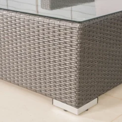 Santa Rosa 7pc Wicker Chat Set - Gray/Silver - Christopher Knight Home -Deals Patio Elegance Store GUEST a14b9758 9776 4759 8f5b 5fc224aacf83