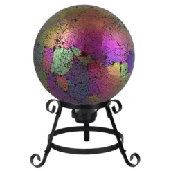 Northlight 10" Pink Iridescent Mosaic Reflective Glass Outdoor Garden Gazing Ball -Deals Patio Elegance Store GUEST a1ba1ccd ca9c 4c14 afad 3ddcc8388e84