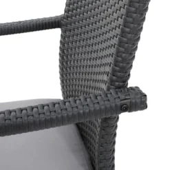 Corsica Set Of 2 Wicker Dining Chair With Cushions - Gray - Christopher Knight Home -Deals Patio Elegance Store GUEST a1ccb04e 1525 4512 ad90 fe0856028a5c