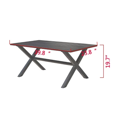 2pc Loveseat & Coffee Table Patio Set - Patio Festival 2 2pc Loveseat & Coffee Table Patio Set - Patio Festival - Image 2