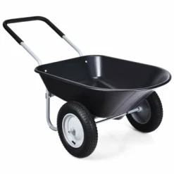 Costway 2 Tire Wheelbarrow Cart Heavy-duty Dolly Utility Cart Black 17 Costway 2 Tire Wheelbarrow Cart Heavy-duty Dolly Utility Cart Black -Deals Patio Elegance Store GUEST a24320c6 8c6a 4ff1 8cc3 72c3ad01e524