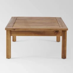 Santa Ana 4pc Acacia Wood Chat Set - Teak/Dark Gray - Christopher Knight Home -Deals Patio Elegance Store GUEST a4ebe13b 26bc 45e0 a0e9 b9dff758424c