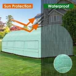 10'X6.5'X20' Walk-in Greenhouse Backyard Grow Tents Steel Frame 8 Windows 14 10'X6.5'X20' Walk-in Greenhouse Backyard Grow Tents Steel Frame 8 Windows -Deals Patio Elegance Store GUEST a53c1bce 01eb 4157 a2f1 c7d43a81465e