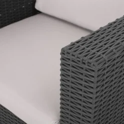 Waverly 8pc Faux Wicker Chat Set - Dark Gray/Gray - Christopher Knight Home 6 Waverly 8pc Faux Wicker Chat Set - Dark Gray/Gray - Christopher Knight Home -Deals Patio Elegance Store GUEST a553bbe5 c8d1 4370 b81b 7de99a77faec