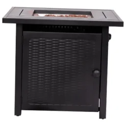 Flash Furniture Outdoor 50,000 BTU Black 28"Square Metal Fire Pit Table With Lid And Lava Rock 16 Flash Furniture Outdoor 50,000 BTU Black 28"Square Metal Fire Pit Table With Lid And Lava Rock -Deals Patio Elegance Store GUEST a7edaae8 9c4f 4085 8eab 5463e05b243f