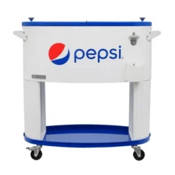 Permasteel 80qt Pepsi Oval Sporty Outdoor Cooler Cart -Deals Patio Elegance Store GUEST a8117358 15a4 4c98 b92d 053a4680226e
