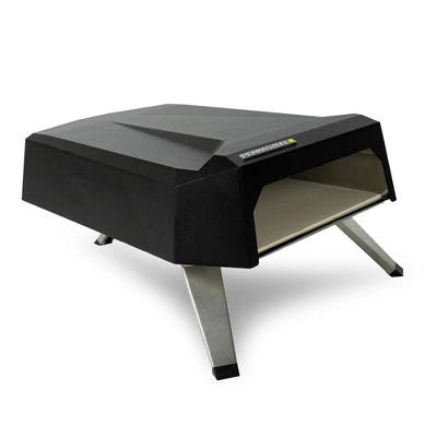 Permasteel 12" Countertop Outdoor Pizza Oven With Cover - Black 5 Permasteel 12" Countertop Outdoor Pizza Oven With Cover - Black - Image 5