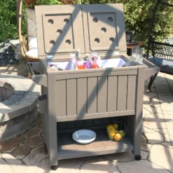 Sunnydaze Decor Sunnydaze Rolling Patio Serving Cart With Prep Table, Cooler And Storage 21 Sunnydaze Decor Sunnydaze Rolling Patio Serving Cart With Prep Table, Cooler And Storage -Deals Patio Elegance Store GUEST a98eb6b9 2908 485e 80a4 ce550016f1cc