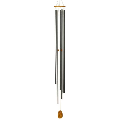 Woodstock Wind Chimes Signature Collection, Chimes Of Westminster, 57''Silver Wind Chime WWS 2 Woodstock Wind Chimes Signature Collection, Chimes Of Westminster, 57''Silver Wind Chime WWS - Image 2