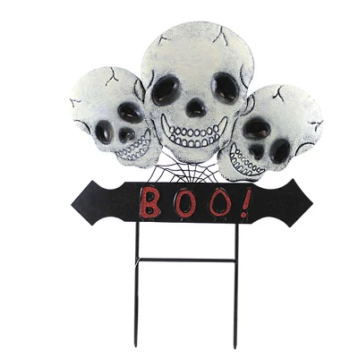 Direct International Home & Garden Boo Skeleton - One Stake 15.25 Inches - - 32423252 - Metal - White 1 Direct International Home & Garden Boo Skeleton - One Stake 15.25 Inches - - 32423252 - Metal - White