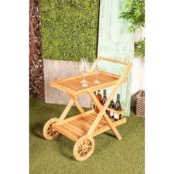 Trolley Patio Outdoor Serving Cart - Olivia & May 11 Trolley Patio Outdoor Serving Cart - Olivia & May -Deals Patio Elegance Store GUEST ab3c4b8a 25d4 4800 8f35 6428f7618c0b