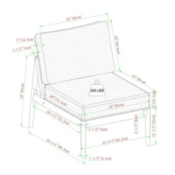 Saracina Home 6pc Modern Boho Outdoor Eucalyptus Spindle Sectional 15 Saracina Home 6pc Modern Boho Outdoor Eucalyptus Spindle Sectional -Deals Patio Elegance Store GUEST abd1fb09 b5d5 4ec6 aabe c7f92af6d682 1
