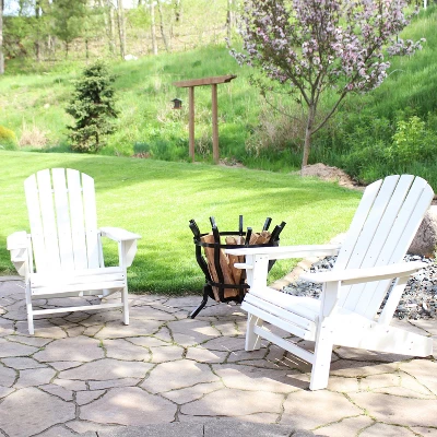 Sunnydaze Decor Sunnydaze Outdoor Lake Style Adirondack Chair With Cup Holder 1 Sunnydaze Decor Sunnydaze Outdoor Lake Style Adirondack Chair With Cup Holder