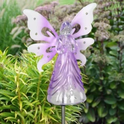 39.25" Metal Angel Solar Stake Purple - Exhart 27 39.25" Metal Angel Solar Stake Purple - Exhart -Deals Patio Elegance Store GUEST ad5b03d2 a7e7 442e 9368 2e15c96584b4