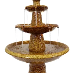 Sunnydaze Decor Sunnydaze 43"H Electric Ceramic 3-Tier Floral Motif Outdoor Water Fountain With LED Lights 12 Sunnydaze Decor Sunnydaze 43"H Electric Ceramic 3-Tier Floral Motif Outdoor Water Fountain With LED Lights -Deals Patio Elegance Store GUEST ae759af1 1752 4b84 b0a3 235ae2678c91