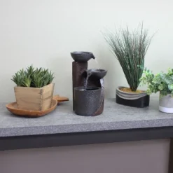 Sunnydaze Decor Sunnydaze Indoor Home Decorative Resin 3-Tier Descending Bowls Tabletop Water Fountain - 9" - Dark Brown 13 Sunnydaze Decor Sunnydaze Indoor Home Decorative Resin 3-Tier Descending Bowls Tabletop Water Fountain - 9" - Dark Brown -Deals Patio Elegance Store GUEST af1aafe3 312e 458d 914d 598c36549781