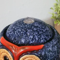 Sunnydaze Decor Sunnydaze Indoor Home Office Decorative Smooth Glazed Ceramic Owl Tabletop Water Fountain Feature - 7" -Deals Patio Elegance Store GUEST af1b4bb9 13d2 42aa 8ca5 4eb93186bf71
