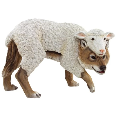 Design Toscano Wolf In Sheep's Clothing Garden Statue 2 Design Toscano Wolf In Sheep's Clothing Garden Statue - Image 2
