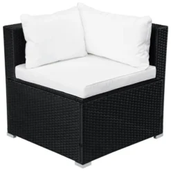 9pc Wicker Patio Set With Cushions - Black/Beige - GODEER -Deals Patio Elegance Store GUEST b0ffe6fb f4d2 48e4 aedf 8dbbf8c4b602
