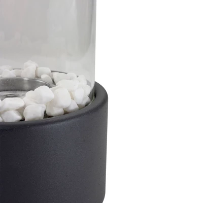 Northlight 10.5" Bio Ethanol Round Portable Tabletop Fireplace With Black Base 3 Northlight 10.5" Bio Ethanol Round Portable Tabletop Fireplace With Black Base - Image 3