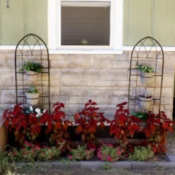 Sunnydaze Decor Sunnydaze 2-Piece Arched Climbing Plants Wall Trellis With Flower Pot Supports -Deals Patio Elegance Store GUEST b4e47afd 936c 4c18 ab7d 368ff74e4018