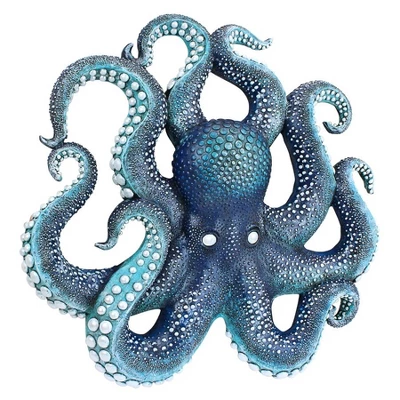 Design Toscano Deadly Blue Octopus Of The Coral Reef Wall Sculpture 2 Design Toscano Deadly Blue Octopus Of The Coral Reef Wall Sculpture - Image 2