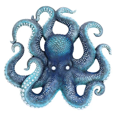 Design Toscano Deadly Blue Octopus Of The Coral Reef Wall Sculpture 1 Design Toscano Deadly Blue Octopus Of The Coral Reef Wall Sculpture