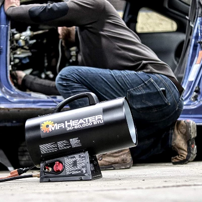 Mr. Heater MH60QFAV Portable Outdoor 60,000 BTU Forced Air Propane Shop Heater 1 Mr. Heater MH60QFAV Portable Outdoor 60,000 BTU Forced Air Propane Shop Heater