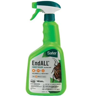 Safer Brand EndALL Organic Insect Killer Liquid 32 Oz 1 Safer Brand EndALL Organic Insect Killer Liquid 32 Oz