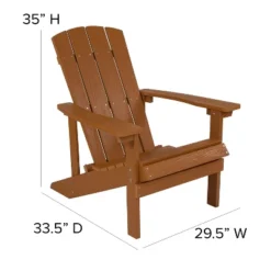 Flash Furniture 2 Pack Charlestown All-Weather Poly Resin Wood Adirondack Chairs With Side Table -Deals Patio Elegance Store GUEST b8667026 89dc 47f5 a513 e0e8b7c23da0