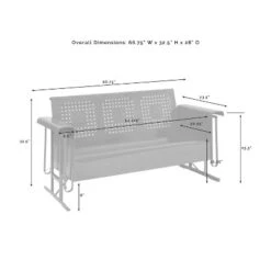 Bates Outdoor Sofa Glider - White - Crosley 11 Bates Outdoor Sofa Glider - White - Crosley -Deals Patio Elegance Store GUEST bacf293b d942 4253 bcd9 dfca0a445b02 1