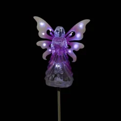 39.25" Metal Angel Solar Stake Purple - Exhart 17 39.25" Metal Angel Solar Stake Purple - Exhart -Deals Patio Elegance Store GUEST bc3f602d e5a9 484c b8db 0595f802e031