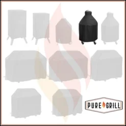 Pure Grill 27-Inch Ceramic Grill Cover For All Large Kamado Charcoal BBQ Grill Brands, Universal Fit Cover - 35" Dia X 45" H -Deals Patio Elegance Store GUEST befabc2e 7dcf 4cb3 a1eb b89d82884e2f