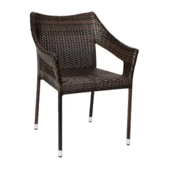 Emma And Oliver All-Weather Indoor/Outdoor Stacking Patio Dining Chairs With Steel Frame And Weather Resistant PE Rattan -Deals Patio Elegance Store GUEST c2b3a568 e756 4850 9876 c028e0134e54