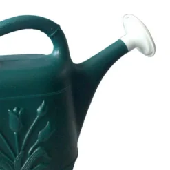 Union Products 63065 Indoor Outdoor 2 Gallon Plastic Plant Watering Can W/ Tulip Design And 2 Handles For Garden, Potted Plants, And Patio Pots, Green -Deals Patio Elegance Store GUEST c2c77344 f746 4f71 8ac8 e3cf055cd22d
