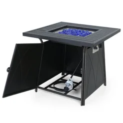 5pc Patio Dining Set With Steel Fire Pit Table & 360 Swivel Chairs - Captiva Designs -Deals Patio Elegance Store GUEST c49bf1f7 4ce5 40cd a69e 252b41ea5455