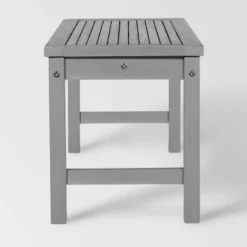 Ravenscroft Modern Boho Acacia Wood Slat Top Outdoor Dining Bench - Gray Wash - Saracina Home -Deals Patio Elegance Store GUEST c4b70868 1e98 4315 bb2c ee5108b830db