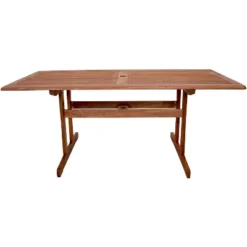 Sunnydaze Decor Sunnydaze Outdoor Meranti Wood With Teak Oil Finish Family Rectangular Patio Dining Table - 6' - Brown 11 Sunnydaze Decor Sunnydaze Outdoor Meranti Wood With Teak Oil Finish Family Rectangular Patio Dining Table - 6' - Brown -Deals Patio Elegance Store GUEST c4e13f80 feda 4d21 9bcf 74f82ae5d106