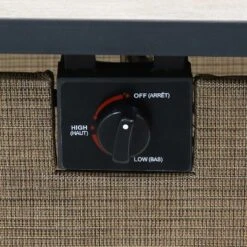 Sunnydaze Decor Sunnydaze Reykir Modern Smokeless Metal Outdoor Fire Pit With Tile Tabletop And Rafa Fabric Sides - 24" H -Deals Patio Elegance Store GUEST c5552967 da4e 4179 a508 1a8216151058