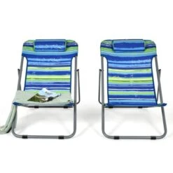 Tangkula 2 PCS Beach Chair Lounger Reclining Folding Chair W/3-Position Adjustable Backrest Blue/Orange/Green 21 Tangkula 2 PCS Beach Chair Lounger Reclining Folding Chair W/3-Position Adjustable Backrest Blue/Orange/Green -Deals Patio Elegance Store GUEST c690da7d e2d7 45ee 9a6c 0b76e15dba9c