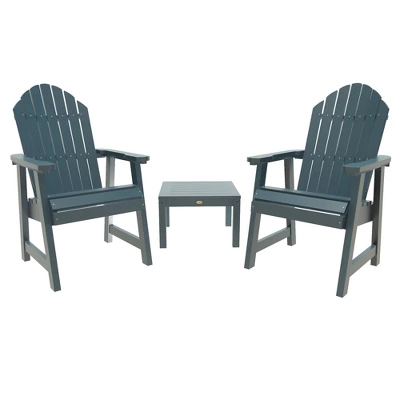 Hamilton 3pc Outdoor Set With Deck Chairs & Adirondack Side Table - Highwood 9 Hamilton 3pc Outdoor Set With Deck Chairs & Adirondack Side Table - Highwood - Image 9